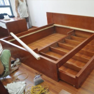 Tháo lắp đồ gỗ tự nhiên, gỗ công nghiệp. Tháo lắp giường, tủ bếp, tủ, bàn ghế, sàn gỗ, cầu thang. Nhận tháo dỡ, lắp đặt công trình văn phòng, trường học